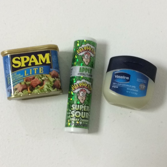 Mini Brands Set Of 3 items warheads spam + - Picture 1 of 2